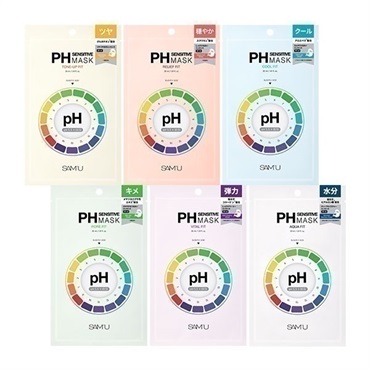 SAM'U PHセンシティブマスク 6タイプ セット  5枚×６